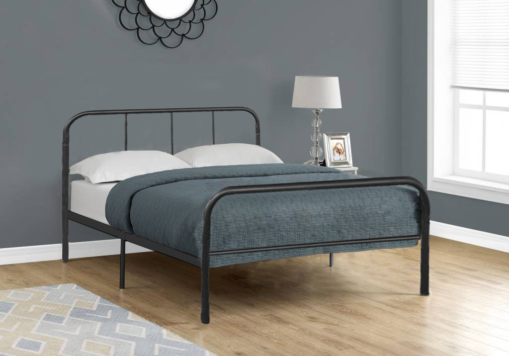 Athen Metal Bed Frame Headboard And, What Are The Dimensions Of A Queen Size Metal Bed Frame