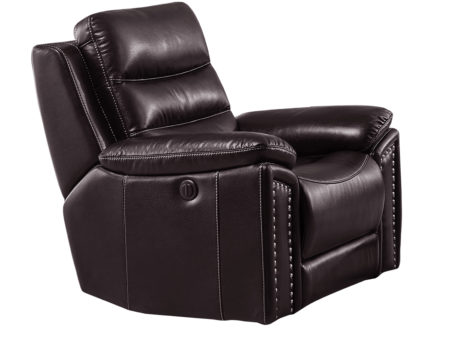 Jetson Reclining Love Seat Chair – Leather Air Code # G03 Brown