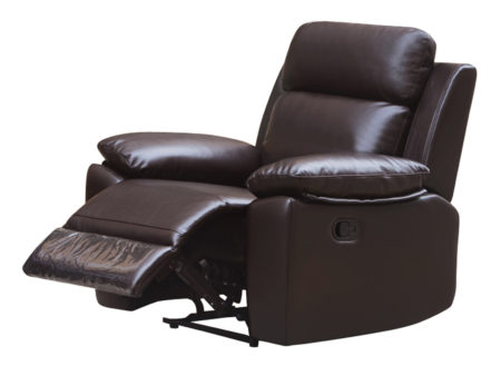 Leo Reclining Chair – Leather Air Code # G03 Brown