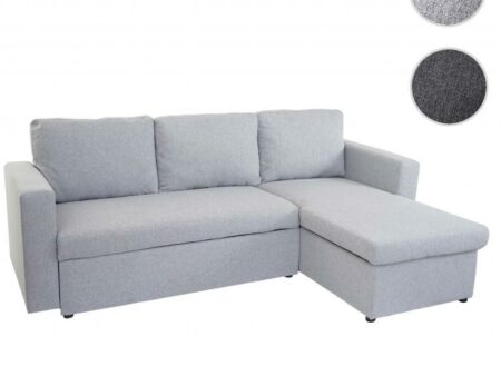 Austin Sectional Sofa Bed With Storage - Light Grey